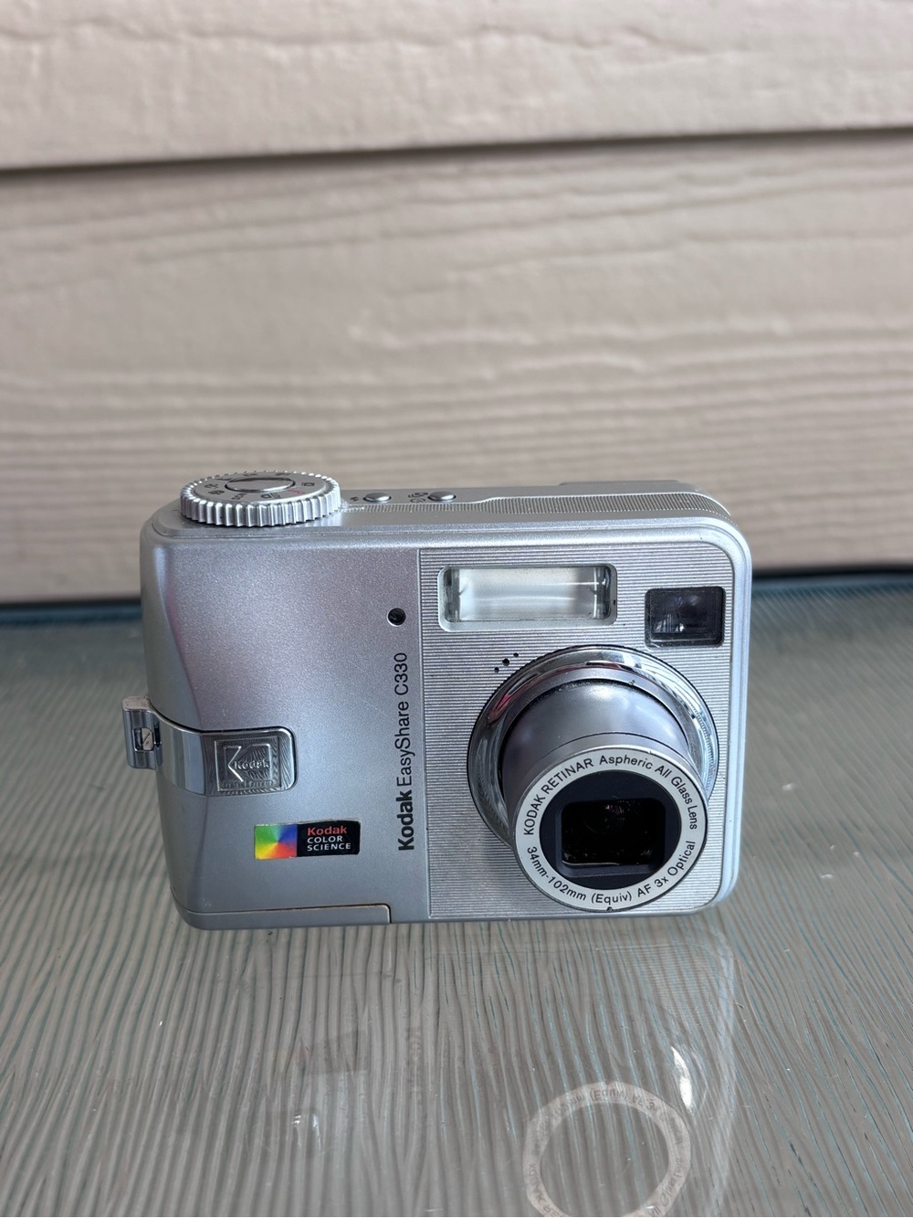 Vintage Y2K Kodak EasyShare C330 Silver Digital Camera